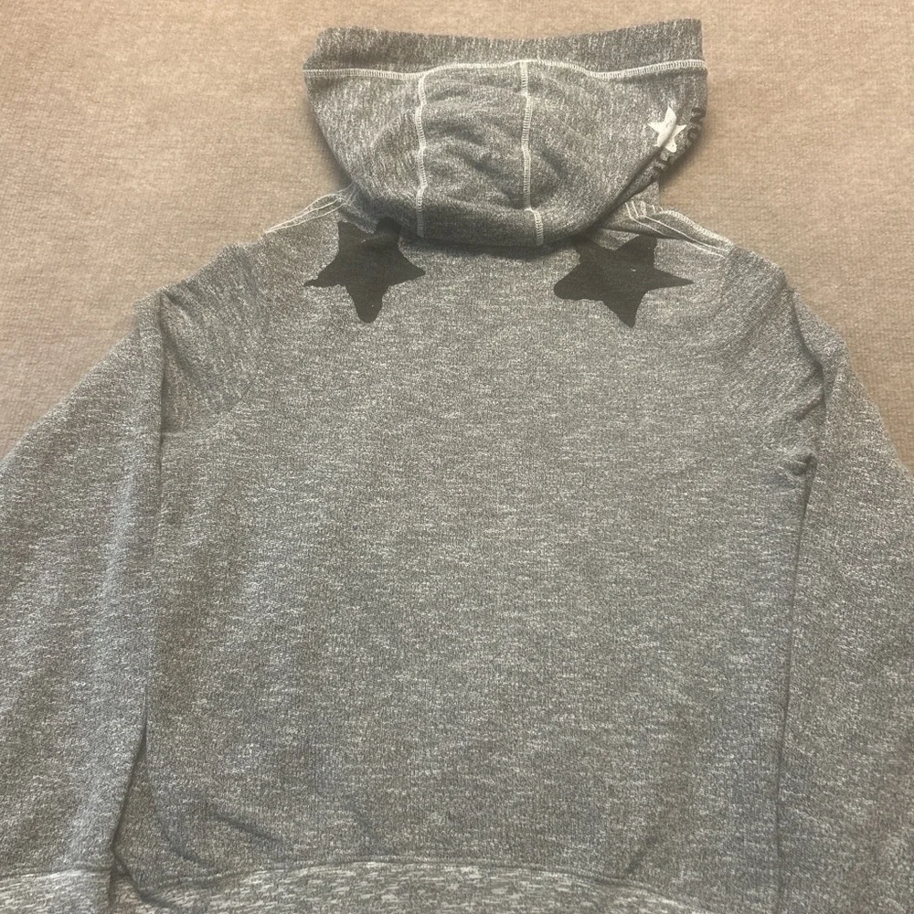 True Religion Heather Gray Knit Hoodie 0402